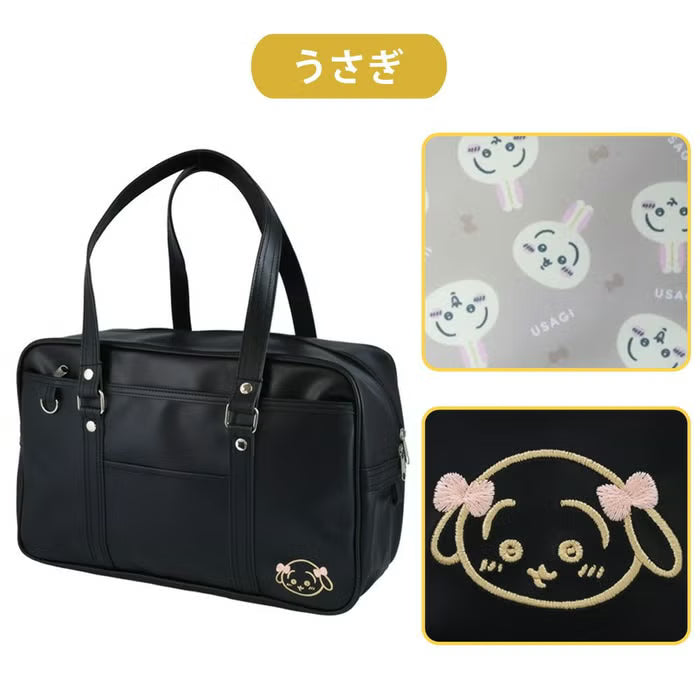 Chiikawa School Bag A4 Size Synthetic Leather Student Tote Bag