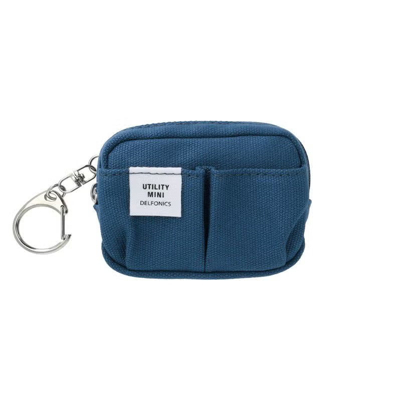 Delfonics Inner Carrying Custom Mini Keychain Pouch Cotton