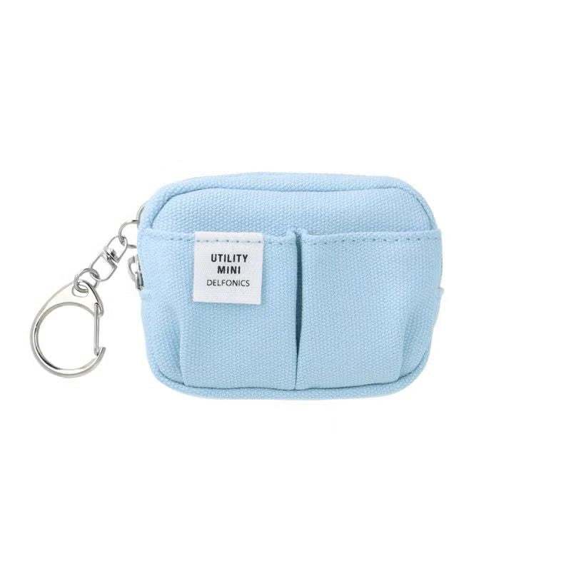 Delfonics Inner Carrying Custom Mini Keychain Pouch Cotton
