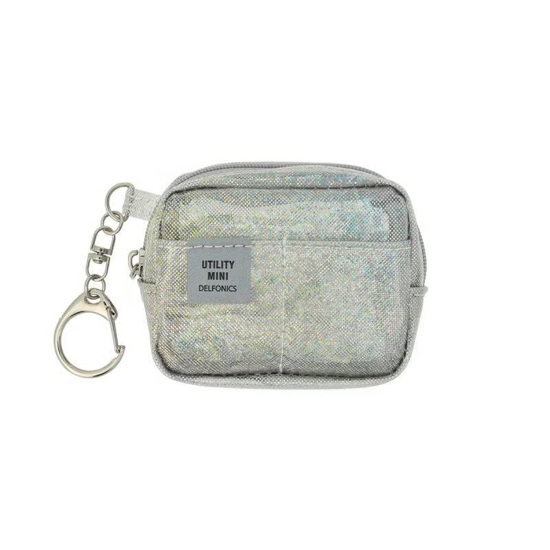 DELFONICS Inner Carrying Glitter Keychain Pouch