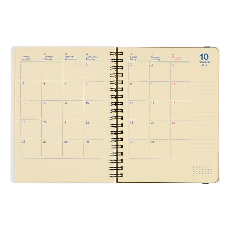 DELFONICS Rollbahn Diary Sheep L 2027 Monthly