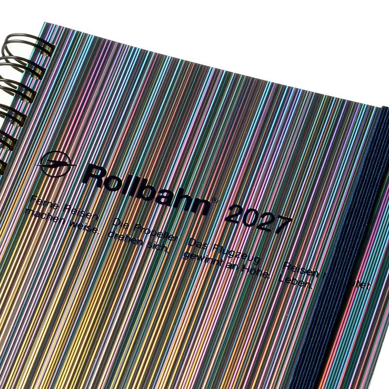 DELFONICS Rollbahn Diary Metallic L 2027 Monthly