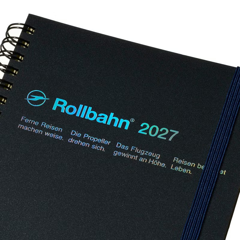 DELFONICS Rollbahn Diary Metallic L 2027 Monthly
