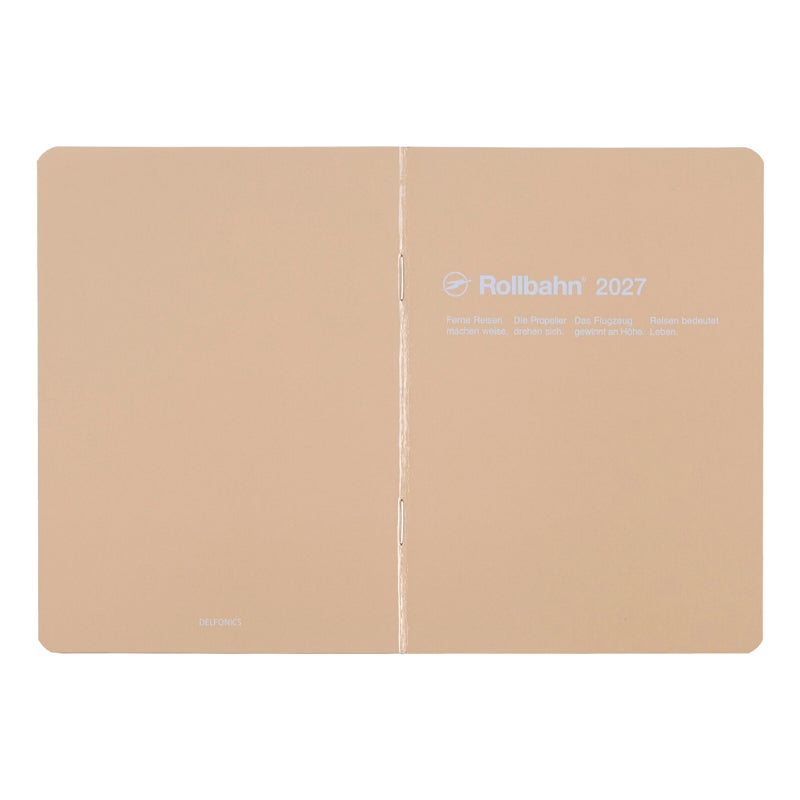 Rollbahn Notebook Diary 2027 A6