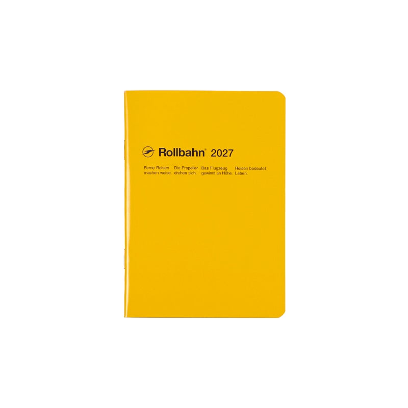 Rollbahn Notebook Diary 2027 A6