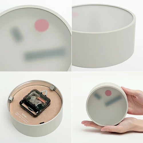 Lemnos Kehai Wall Clock by Makoto Koizumi