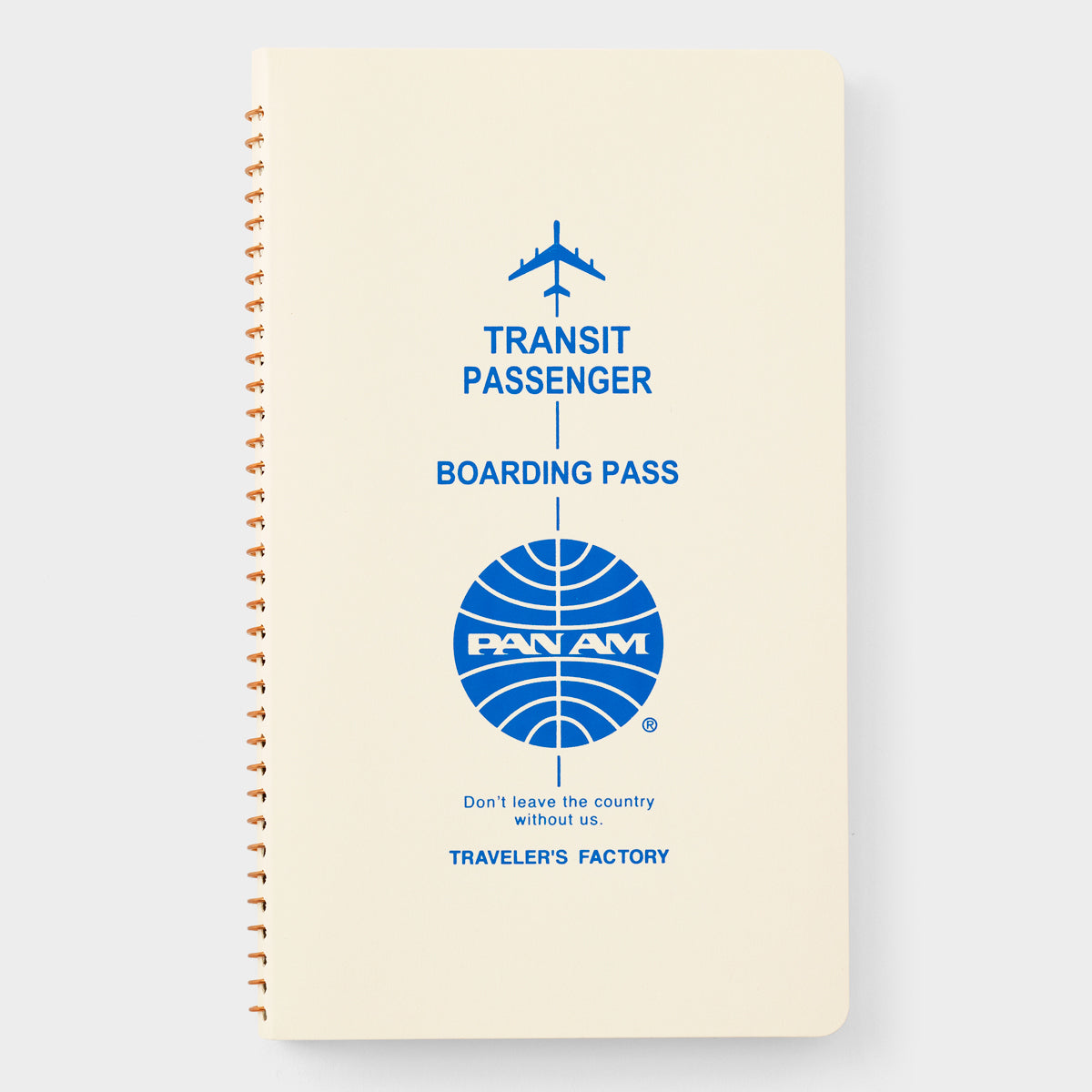 Traveler’s Company TF Pan Am A5 Slim Spiral Ring Pocket Notebook (07100264)