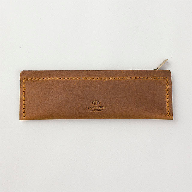 Traveler’s Company TF Leather Flat Pen Case S