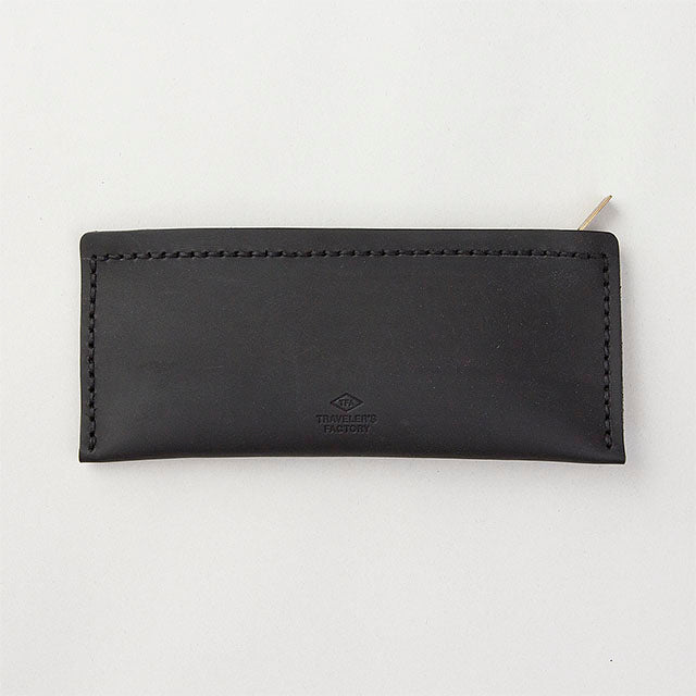 Traveler’s Company TF Leather Flat Pen Case M