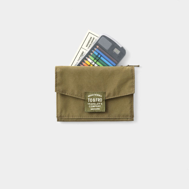 TF TO&FRO Passport Size Traveler’s Notebook Zipper Case