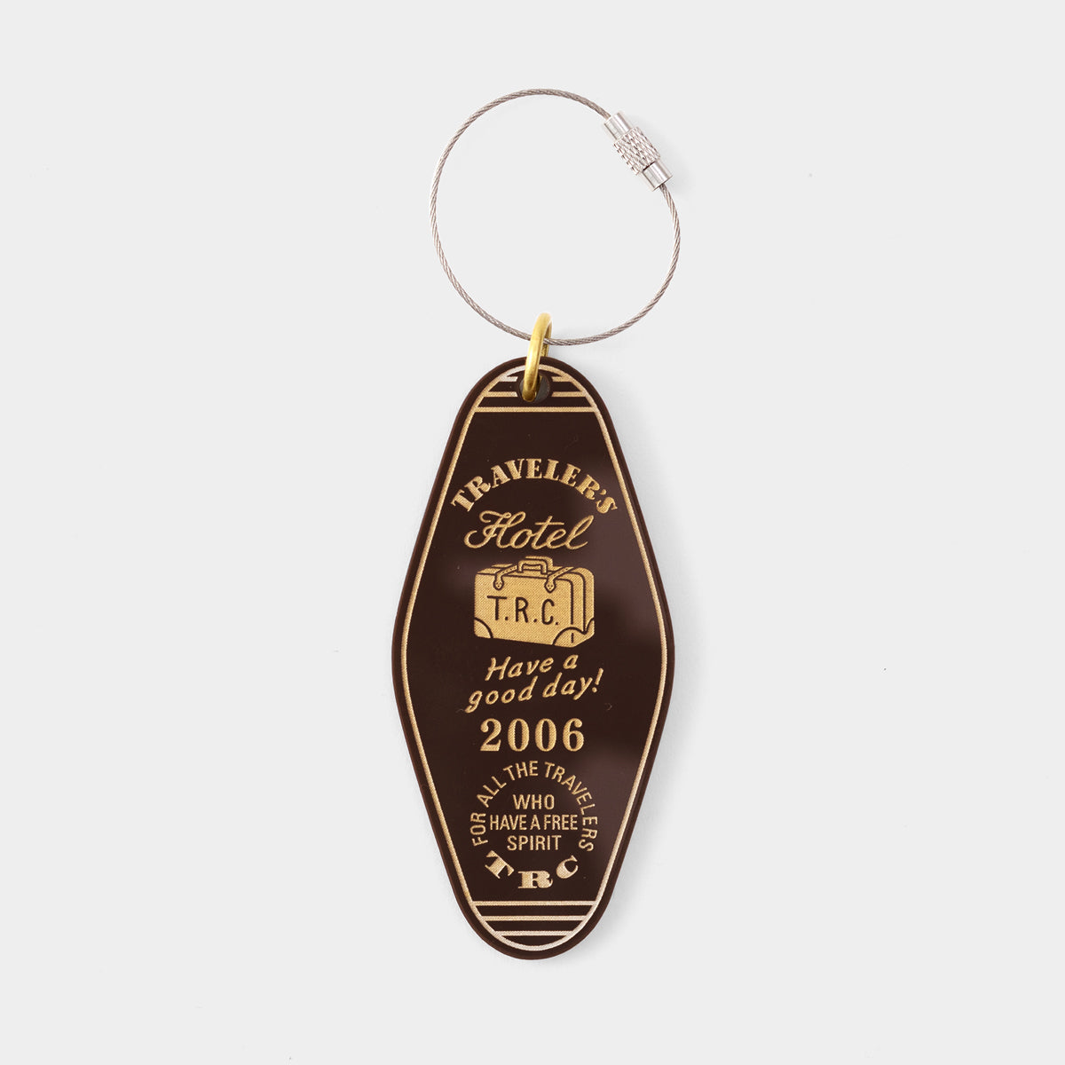 TF Traveler’s Hotel Acrylic Keychain  (07101044)