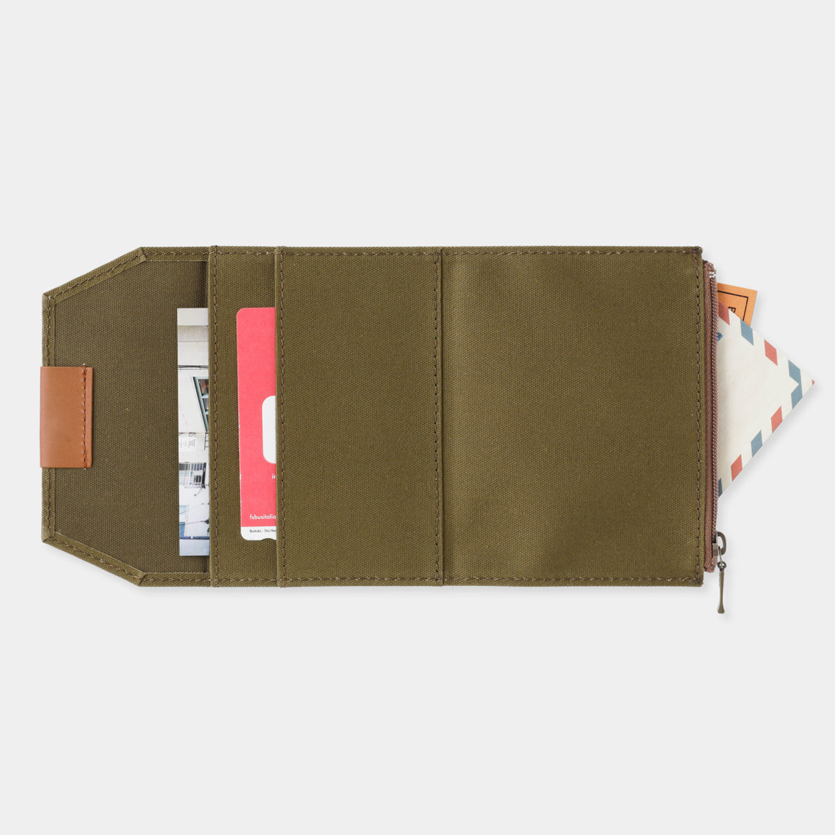 Traveler's Notebook Passport Size Cotton Zipper Case