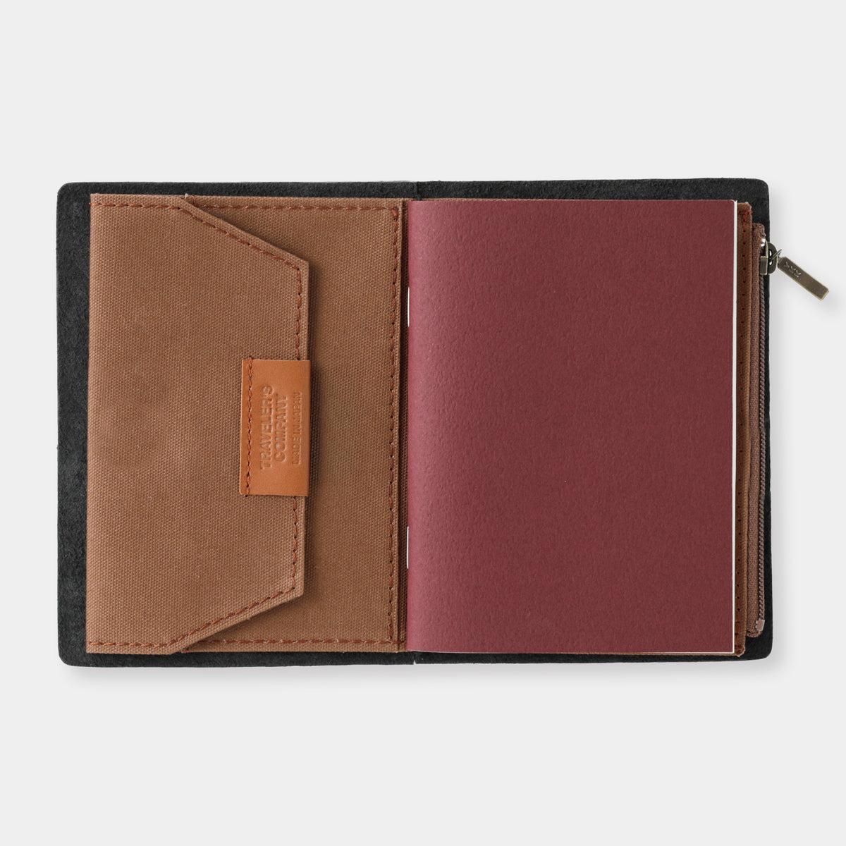 Traveler's Notebook Passport Size Cotton Zipper Case