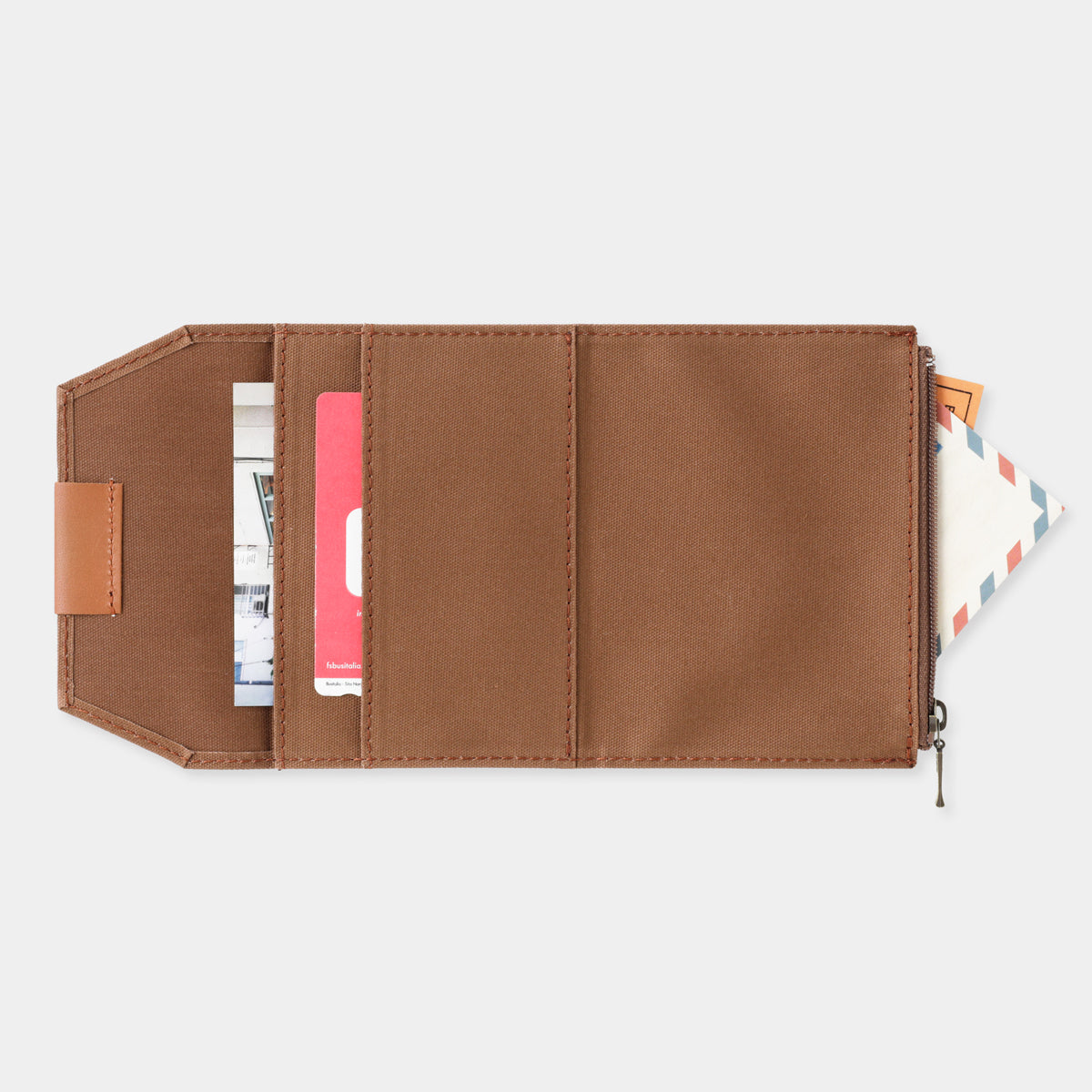 Traveler's Notebook Passport Size Cotton Zipper Case