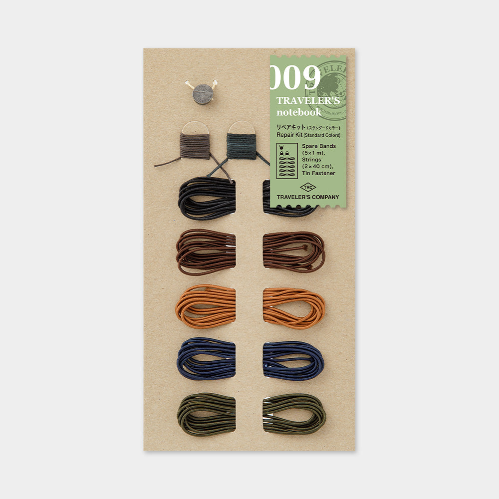 TRAVELER'S notebook Repair Kit Standard Colors Replacement Elastic Bands