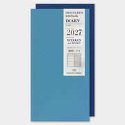Traveler’s Notebook 2027 Weekly and Memo Diary Refill (14502006)