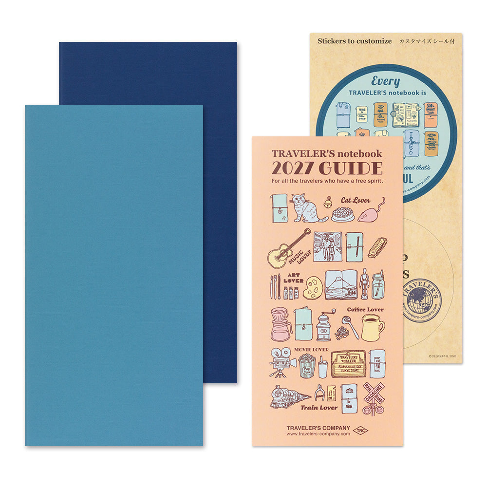 Traveler’s Notebook 2027 Weekly and Memo Diary Refill (14502006)