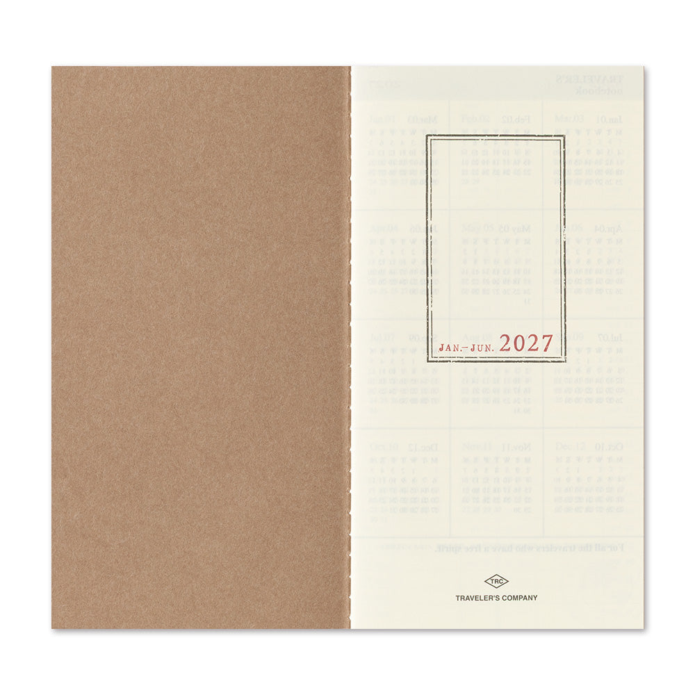 Traveler’s Notebook 2027 Weekly and Memo Diary Refill (14502006)