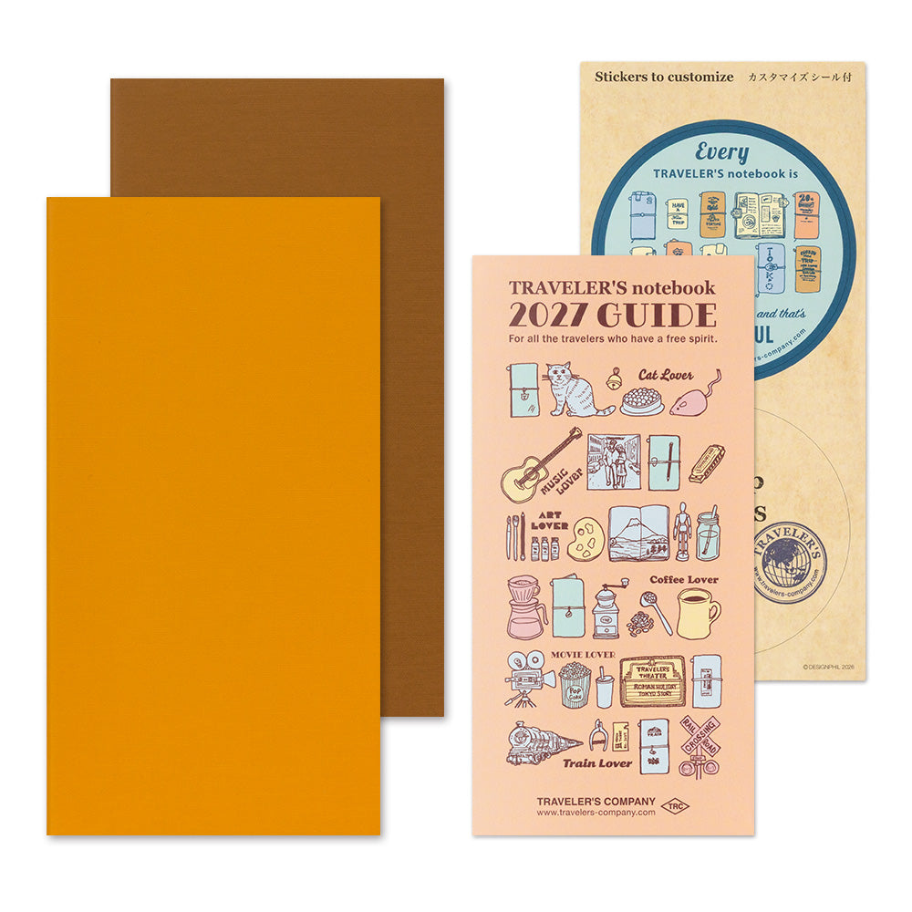 Traveler’s Notebook 2027 Weekly Vertical Diary Refill (14503006)