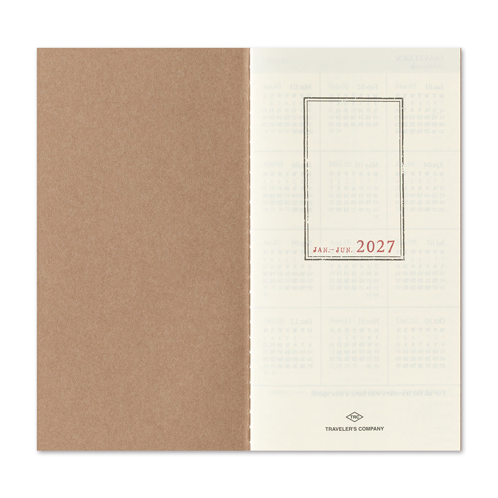 Traveler’s Notebook 2027 Weekly Vertical Diary Refill (14503006)