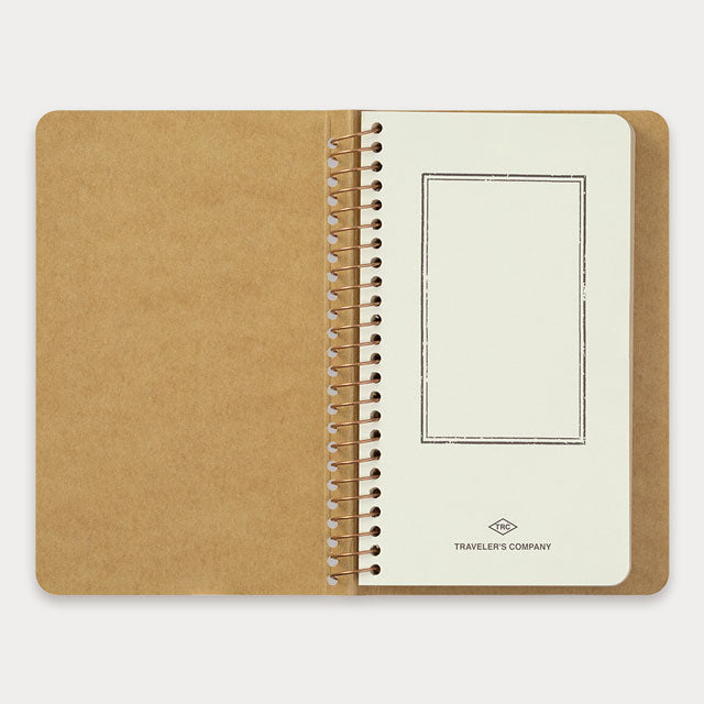 Traveler’s Company TRC A6 Slim Spiral Ring Notebook Plain DW Kraft Paper (15241006)