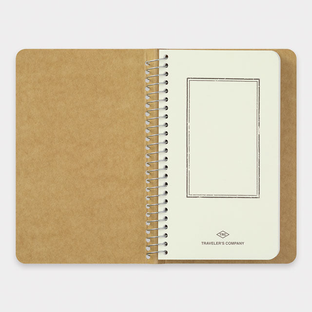 Traveler’s Company TRC A6 Slim Spiral Ring Notebook Plain MD White Paper (15242006)