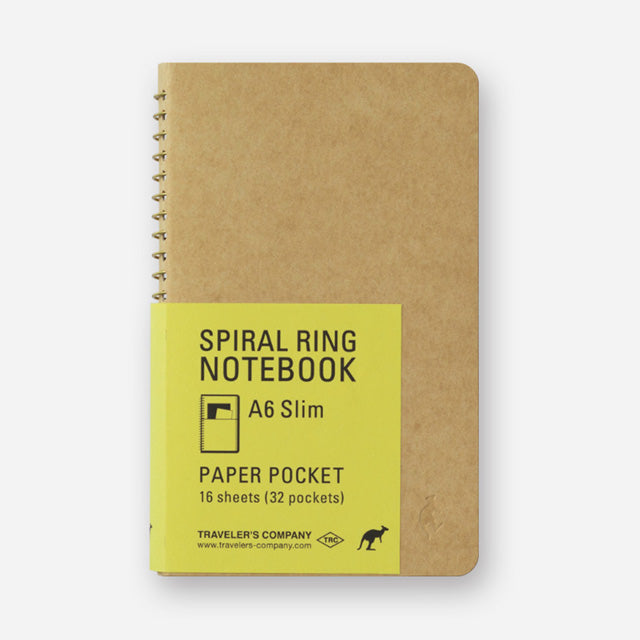 Traveler’s Company TRC A6 Slim Spiral Ring Pocket Notebook MD Cream Paper (15243006)