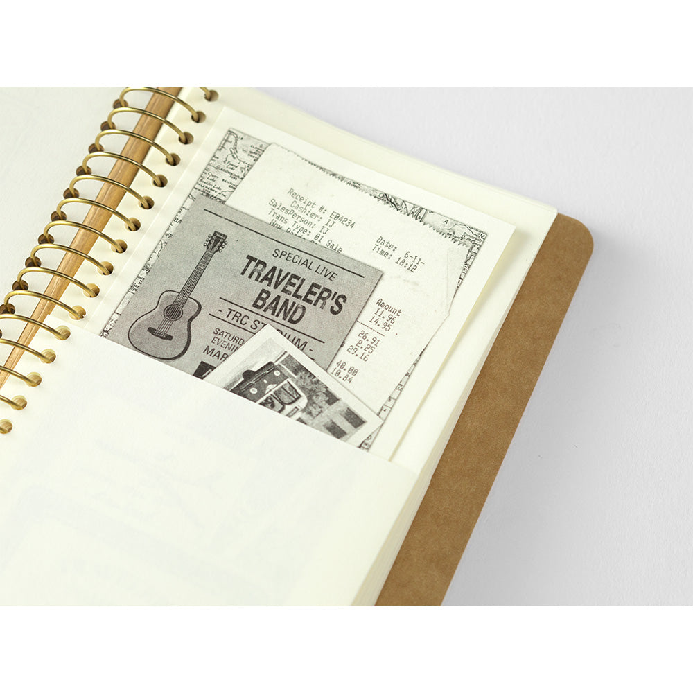 Traveler’s Company TRC A6 Slim Spiral Ring Pocket Notebook MD Cream Paper (15243006)