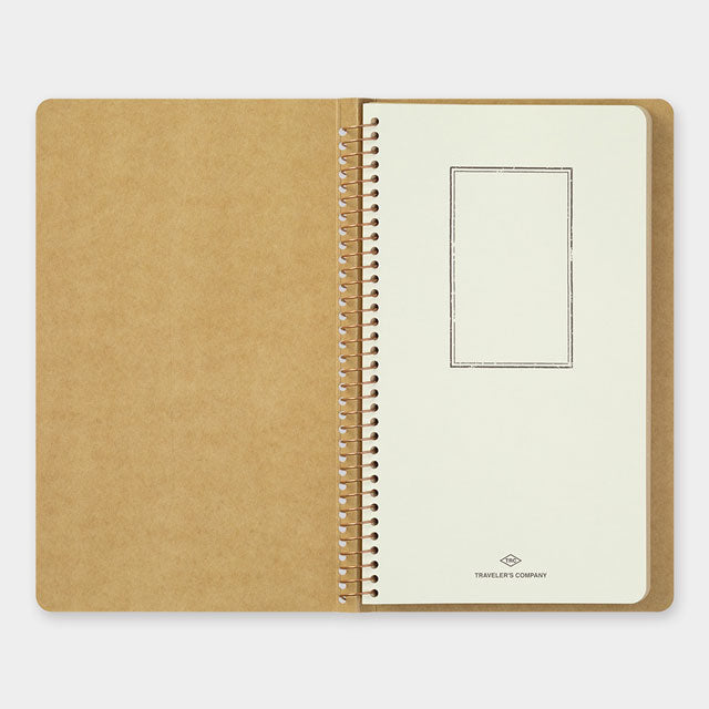 Traveler’s Company TRC A5 Slim Spiral Ring Notebook Plain DW Kraft Paper (15244006)