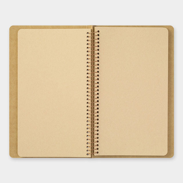 Traveler’s Company TRC A5 Slim Spiral Ring Notebook Plain DW Kraft Paper (15244006)