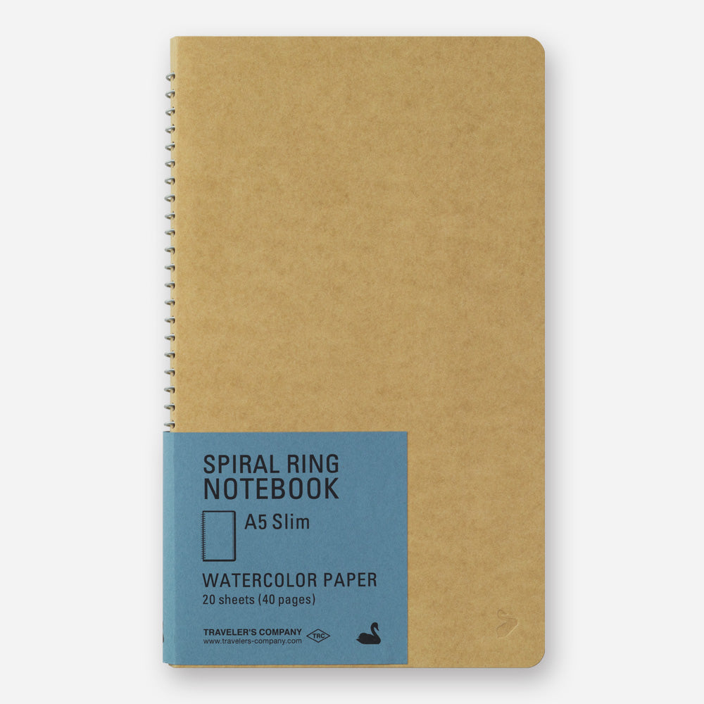Traveler’s Company TRC A5 Slim Spiral Ring Notebook Watercolor Paper (15247006)