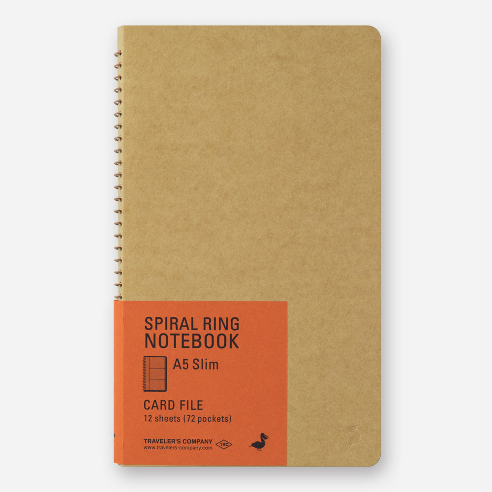 Traveler’s Company TRC A5 Slim Spiral Ring Card File Notebook (15248006)
