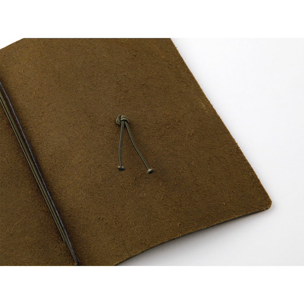 Traveler's Notebook Passport Size Leather Cover Starter Kit Olive Green (15343006)