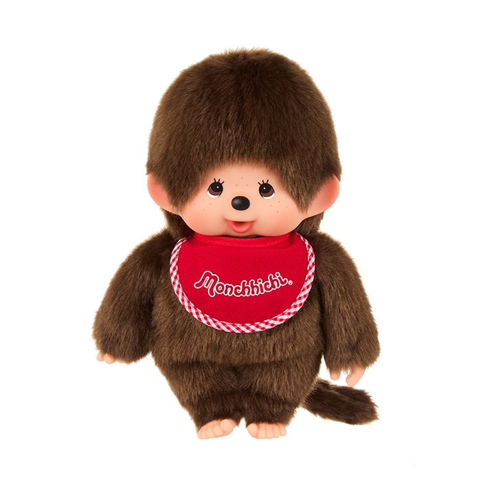 Sekiguchi Monchhichi Premium Standard Brown Boy Plush Doll