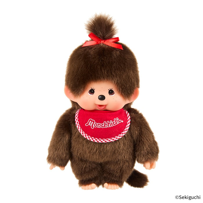 Sekiguchi Monchhichi Premium Standard Brown Girl Plush Doll