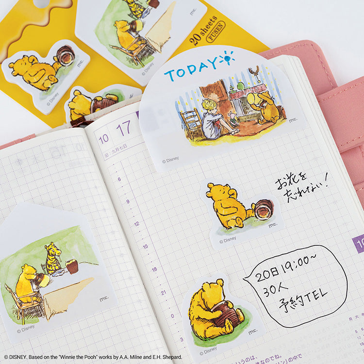 Hobonichi Techo 2027 LoFt Limited Winnie the Pooh Sticky Notes Set [Pre-order]