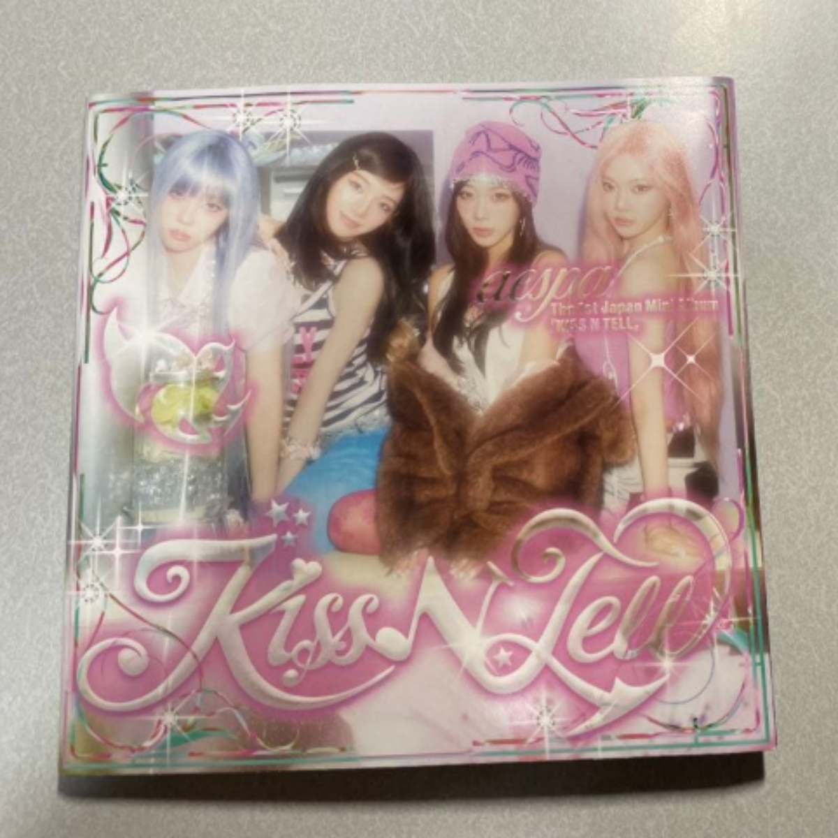 aespa KISS N TELL Japanese 1st Mini Album Poster Ver CD