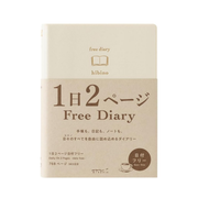 Midori Hibino A6 Free Diary 2 Pages Per Day