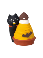 DECOLE concombre Pumpkin Dream Brown Cat Mini Figurine – ZHW-95865H [Pre-order]