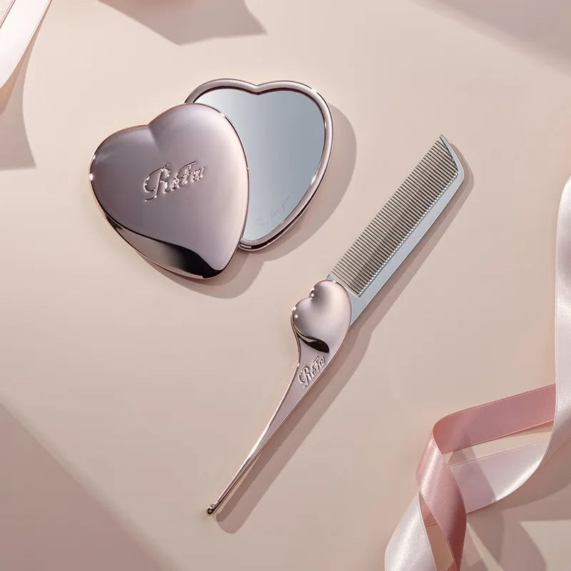 ReFa HEART Mirror & HEART COMB Aira Beauty Care Set