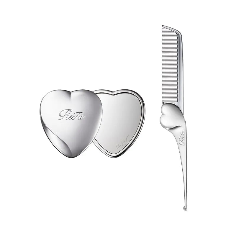 ReFa HEART Mirror & HEART COMB Aira Beauty Care Set