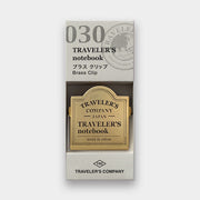 Traveler’s Notebook Brass Clip TRC Logo Design