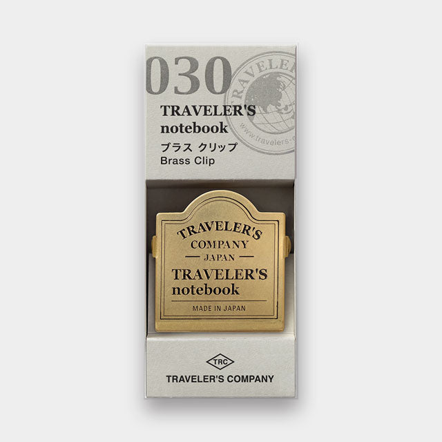 Traveler’s Notebook Brass Clip TRC Logo Design