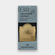 Traveler’s Notebook Brass Clip Airplane Design