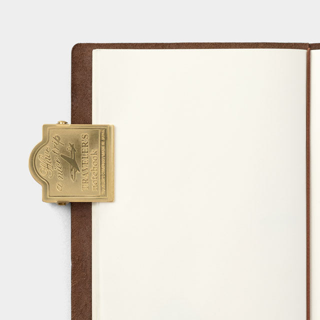 Traveler’s Notebook Brass Clip Airplane Design