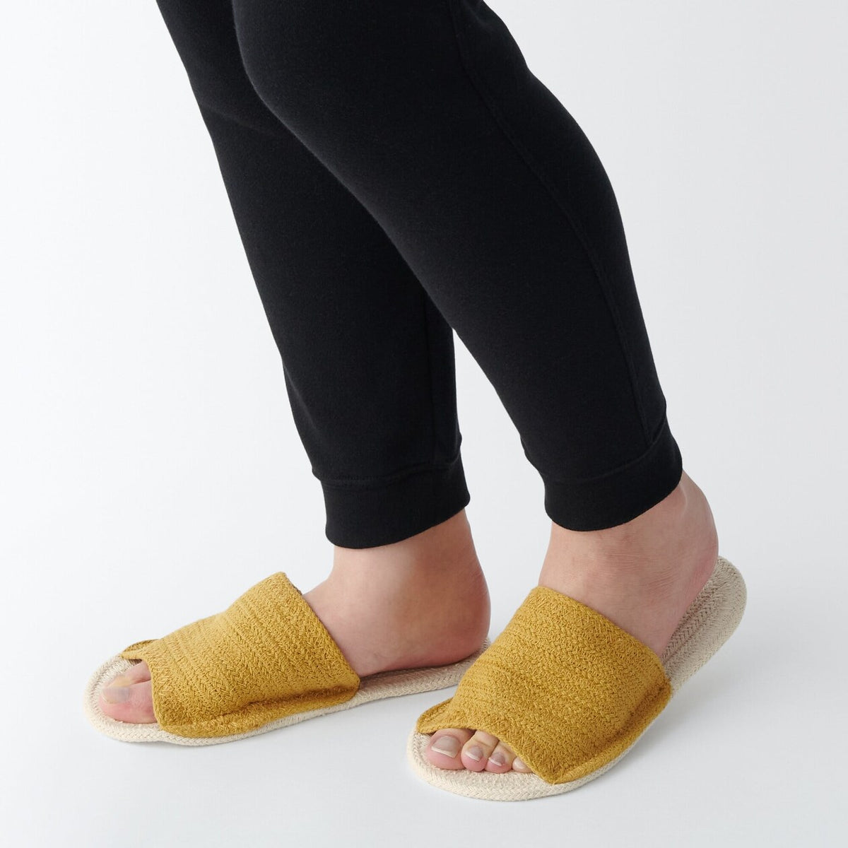 Muji Room Sandals Open Toe Cotton House Slippers