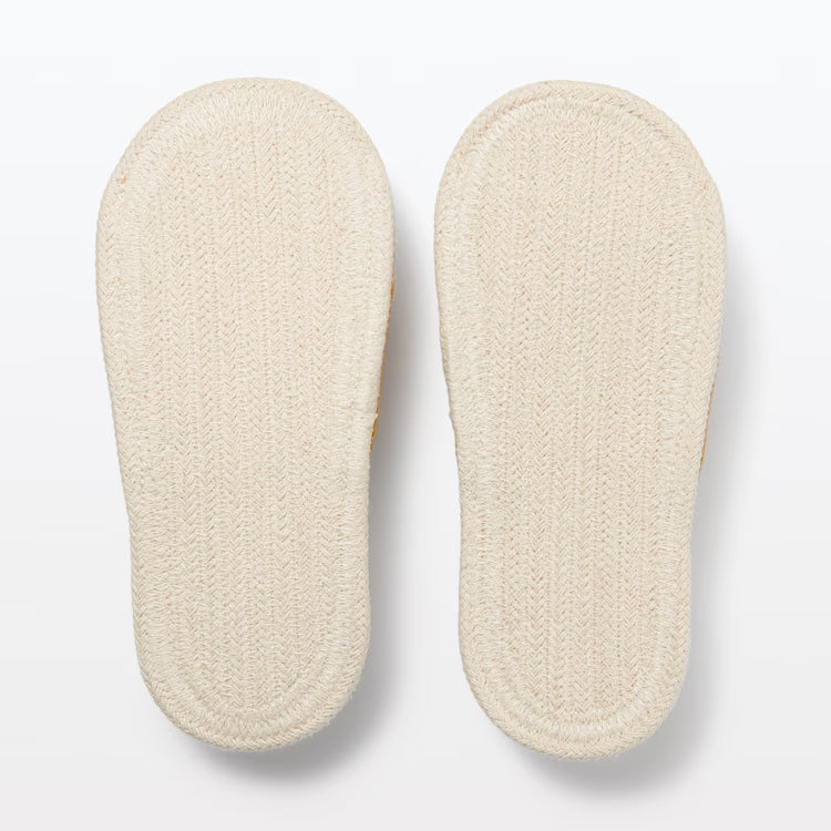 Muji Room Sandals Open Toe Cotton House Slippers