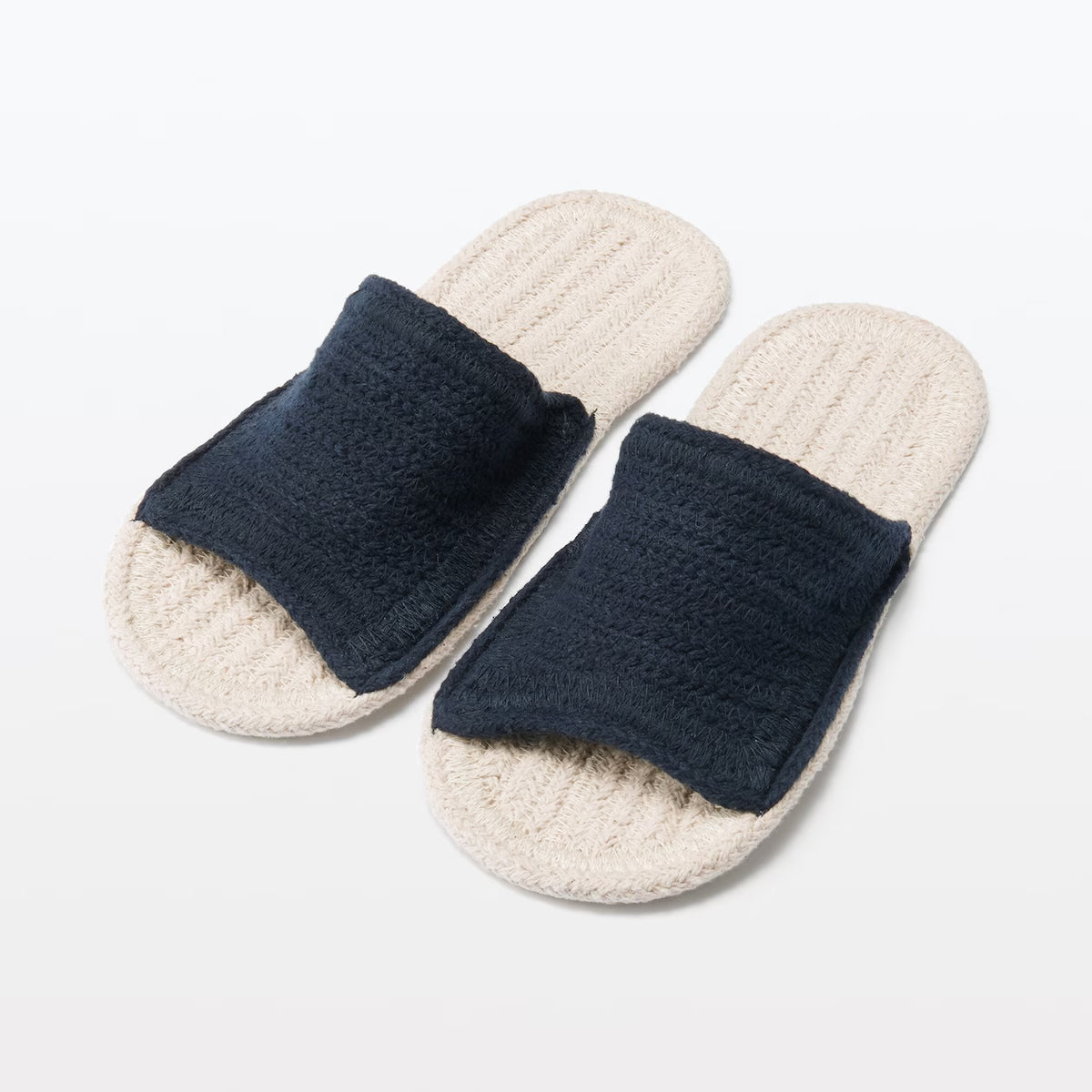 Muji Room Sandals Open Toe Cotton House Slippers