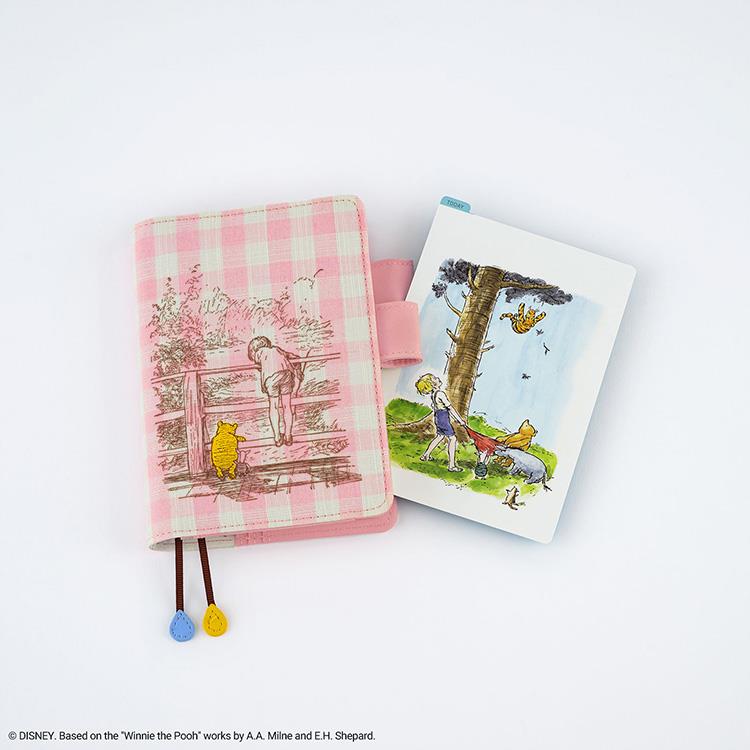Hobonichi Techo 2027 LoFT Limited Winnie the Pooh Blue Trousers Pencil Board A6 [Pre-order]