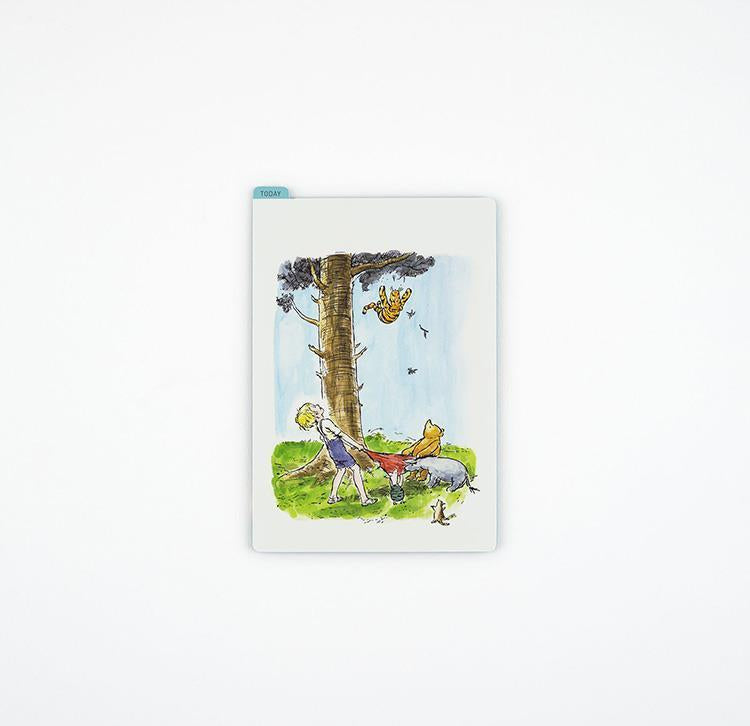 Hobonichi Techo 2027 LoFT Limited Winnie the Pooh Blue Trousers Pencil Board A6 [Pre-order]